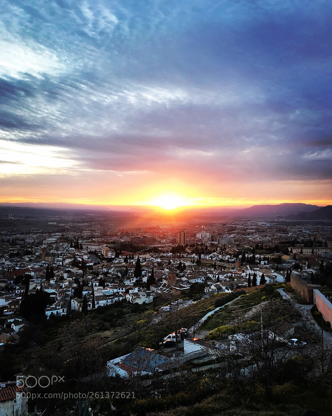 Apple iPhone 7 sample photo. Granada - puesta de photography