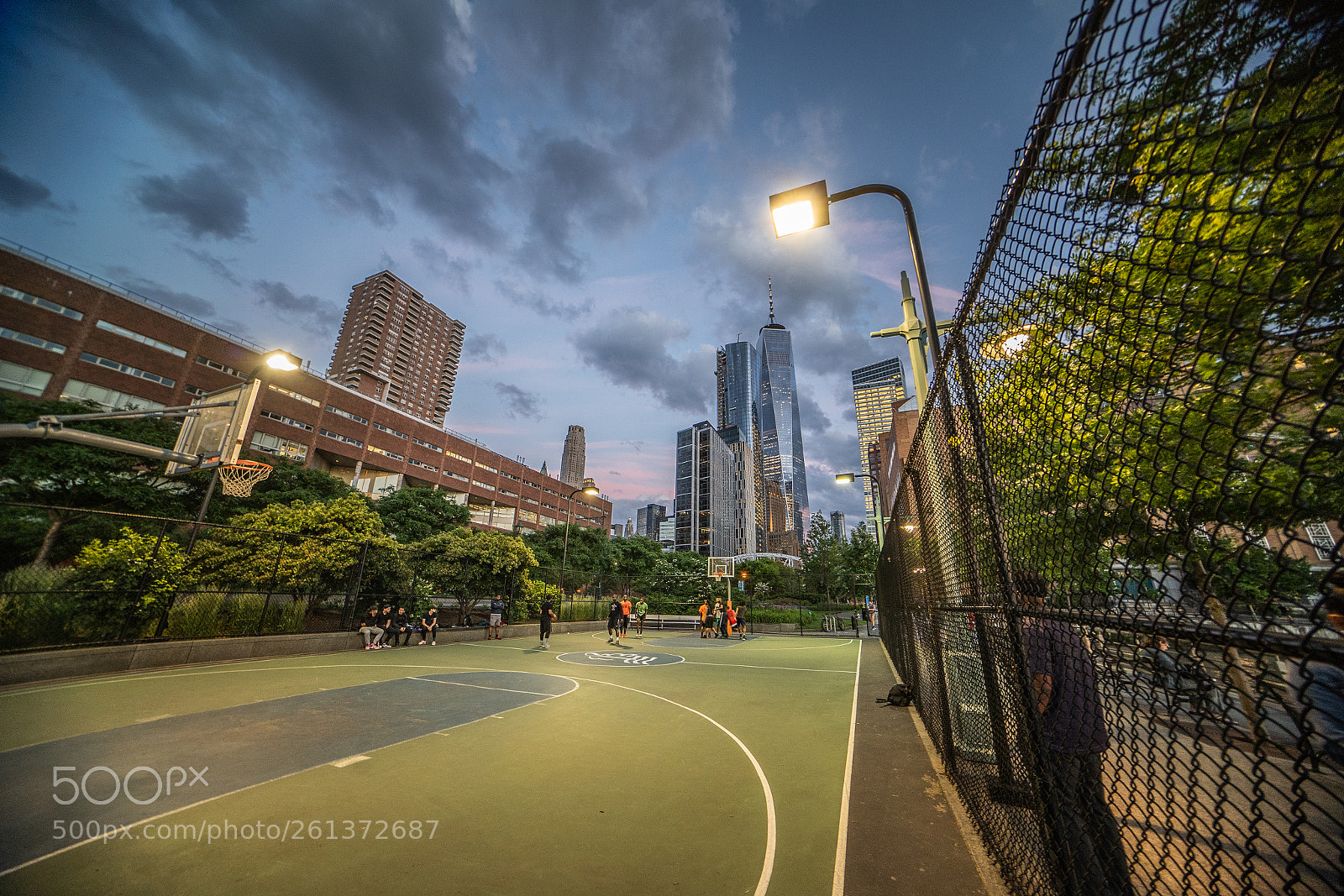Sony a7 III sample photo. Hudson river park basketball photography