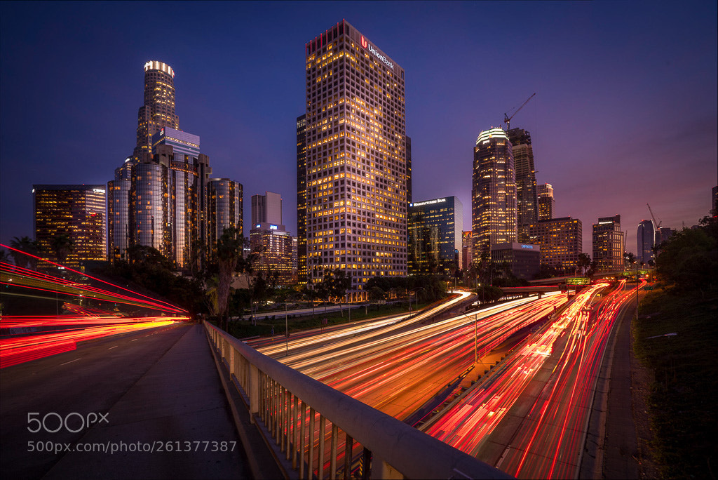 Sony a7R II sample photo. Los angeles downtown photography