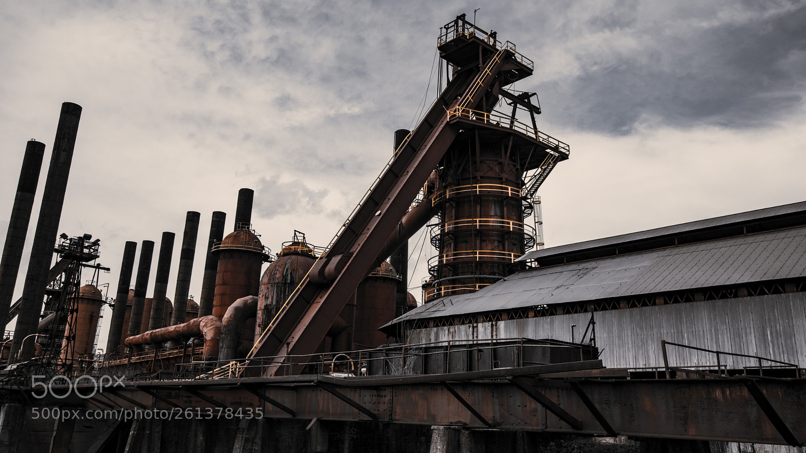 Nikon D5500 sample photo. More sloss furnaces photography