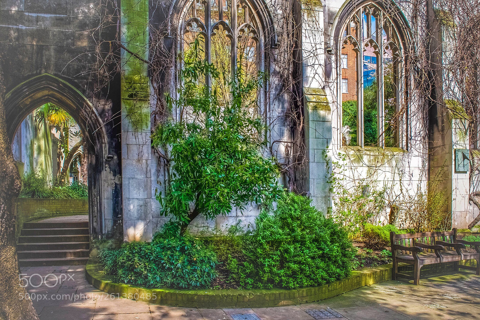 Nikon D7200 sample photo. Church garden photography
