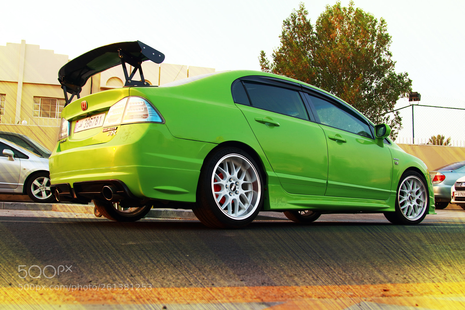 Canon EOS 80D sample photo. Green honda fd photography