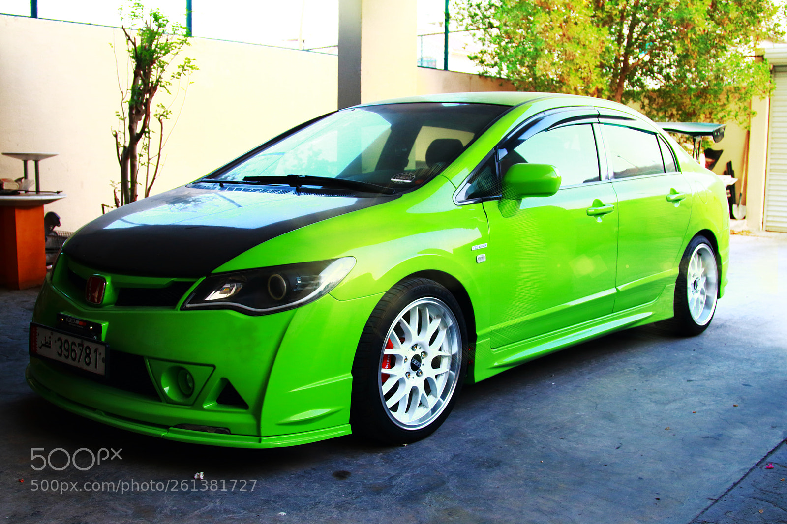 Canon EOS 80D sample photo. Green honda fd photography