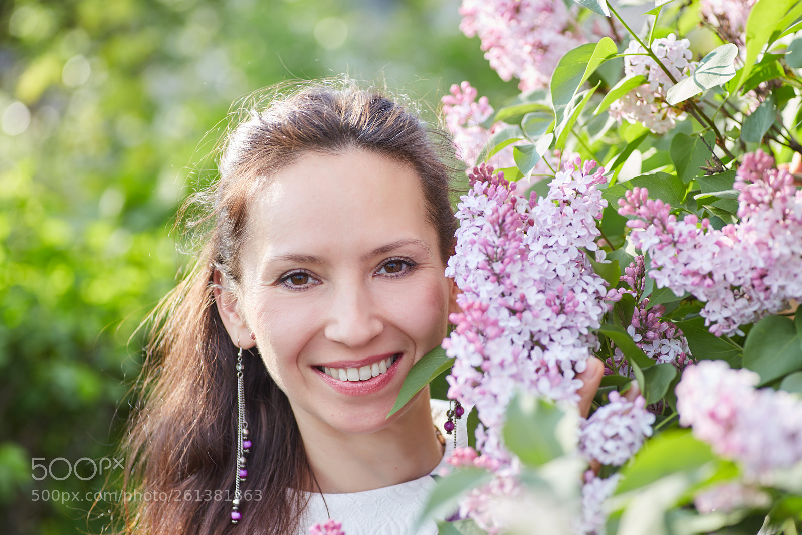 Canon EOS 6D sample photo. Beautiful brunette female smiling photography