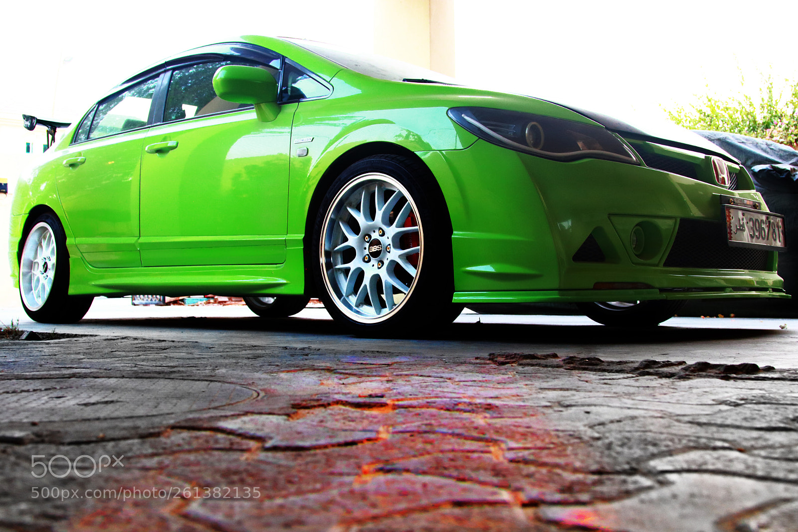 Canon EOS 80D sample photo. Green honda fd photography