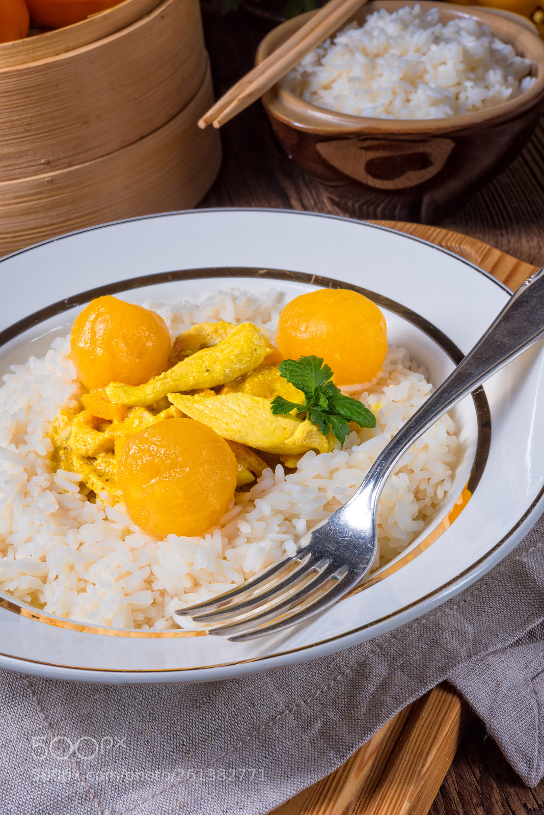 Nikon D810 sample photo. Chicken strips with rice photography