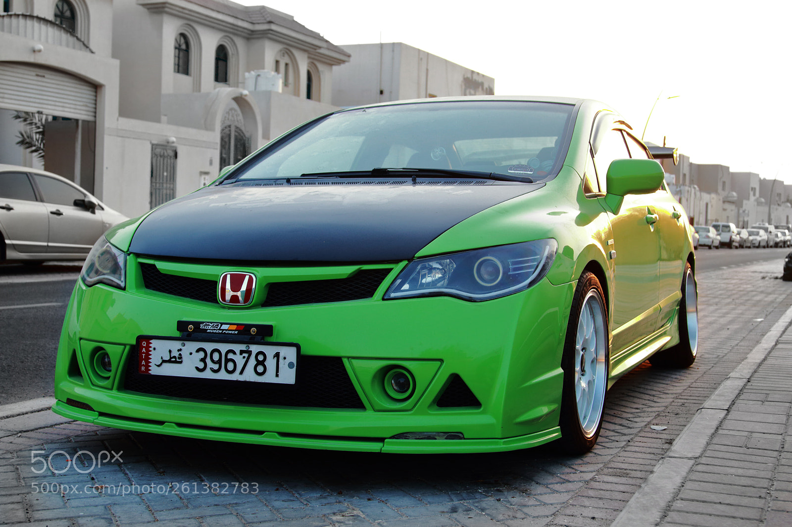 Canon EOS 80D sample photo. Green honda fd photography