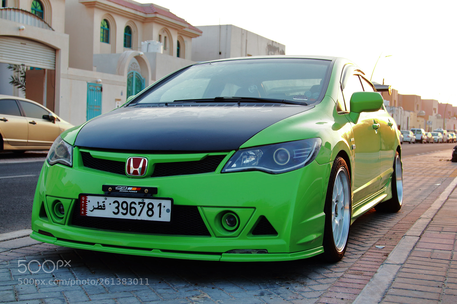 Canon EOS 80D sample photo. Green honda fd photography