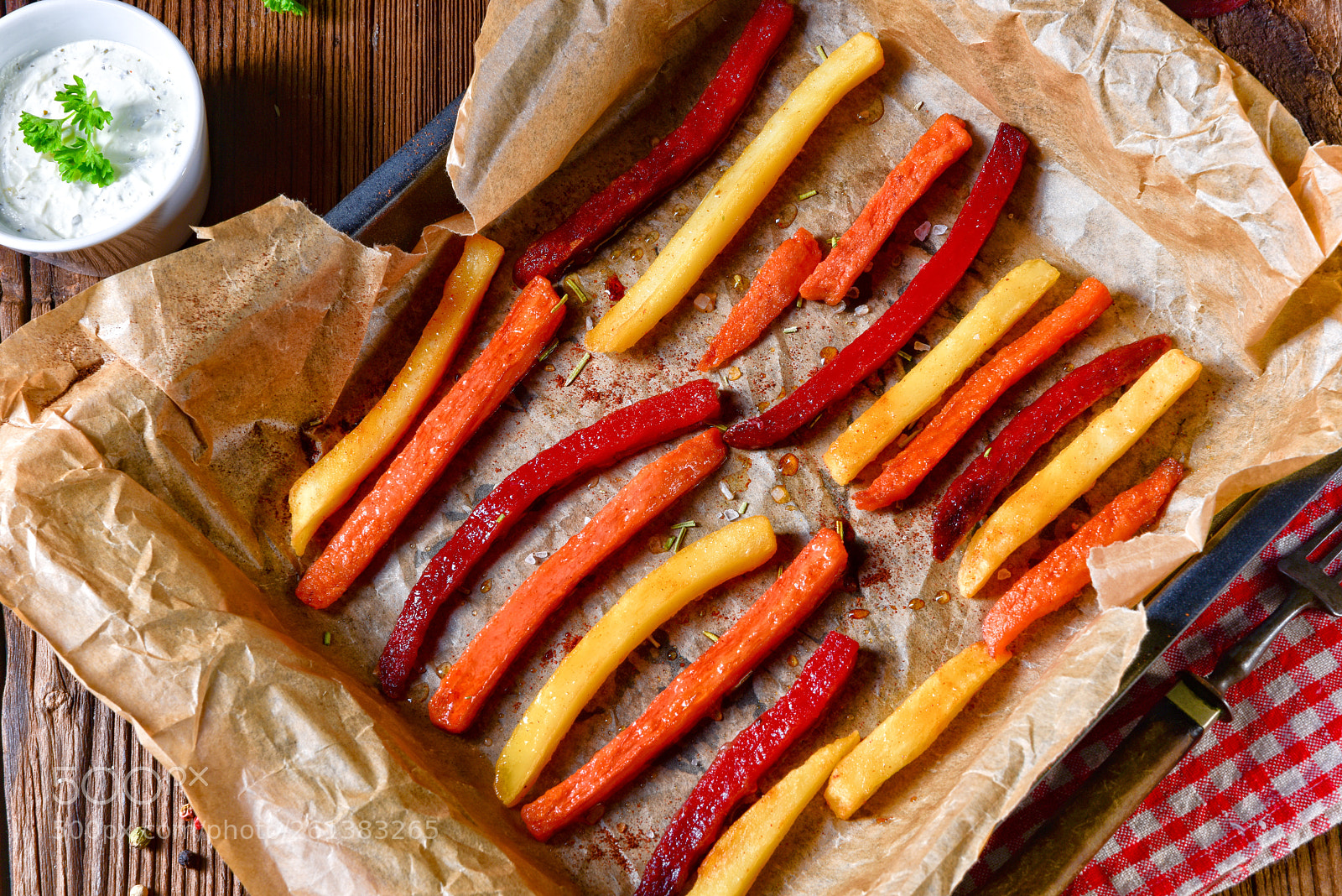 Nikon D810 sample photo. Colorful vegetable fries from photography