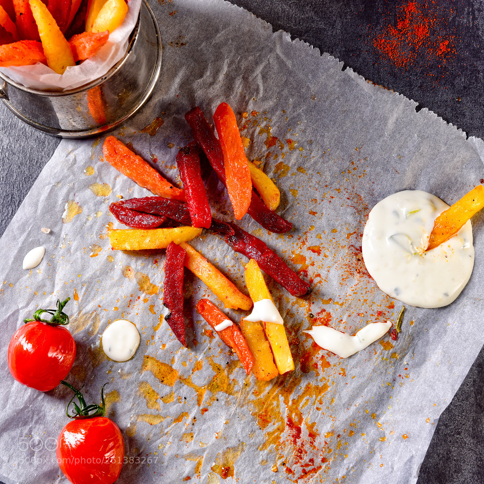 Nikon D810 sample photo. Vegetable french fries with photography