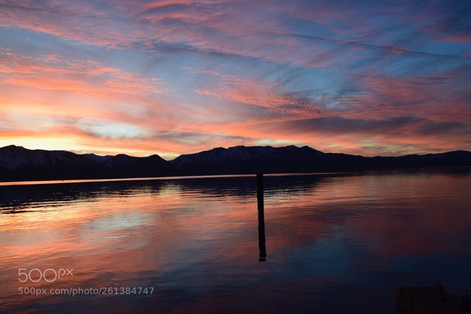 Nikon D5300 sample photo. Sunset at south lake photography
