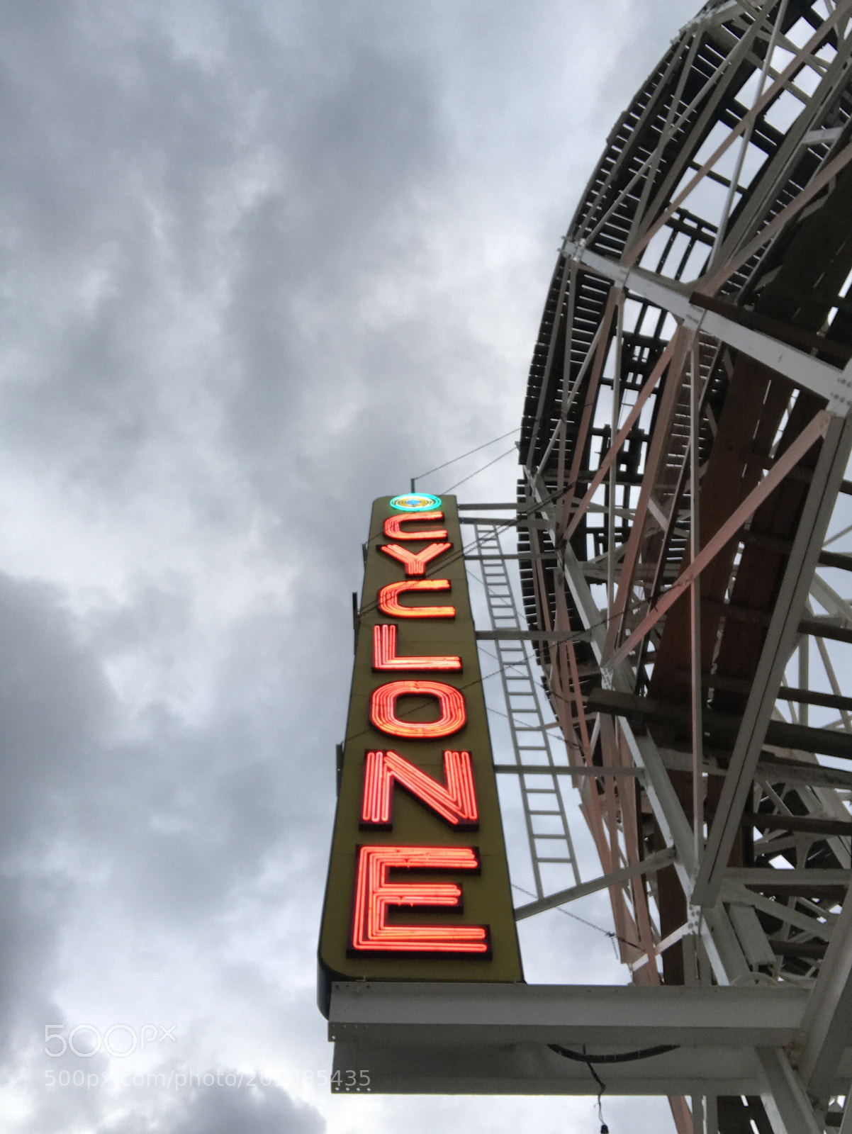 Apple iPhone 7 Plus sample photo. Cyclone, coney island photography