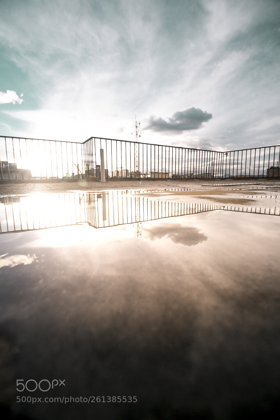 Sony a7R II sample photo. Sunset reflect photography