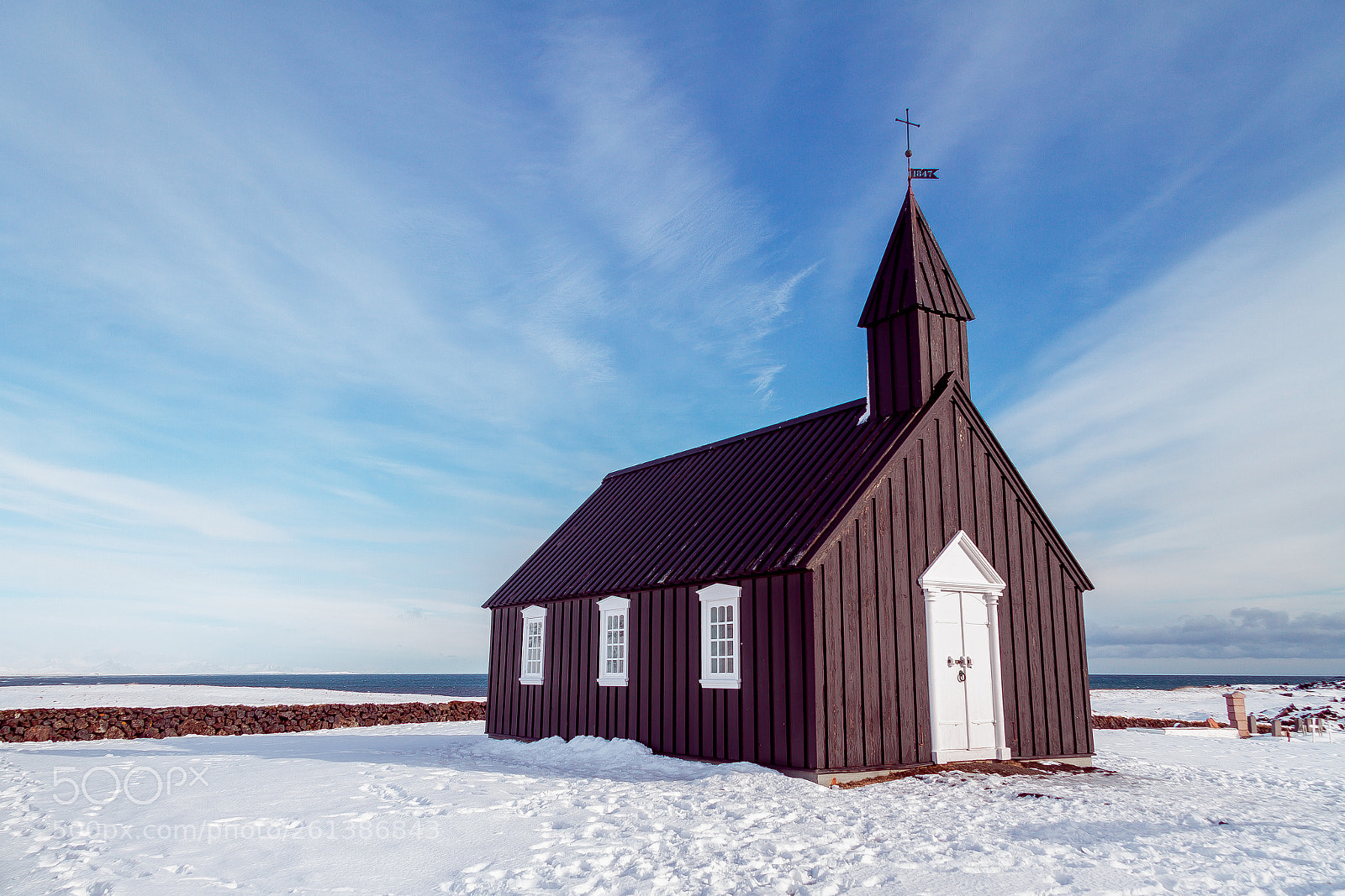 Canon EOS 7D sample photo. Buðir black church photography