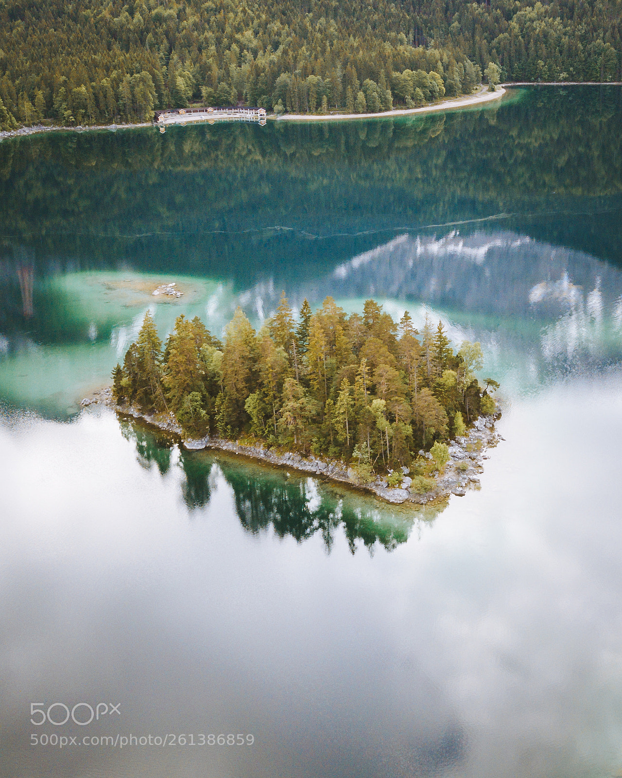 DJI FC220 sample photo. Early mornings at lake photography