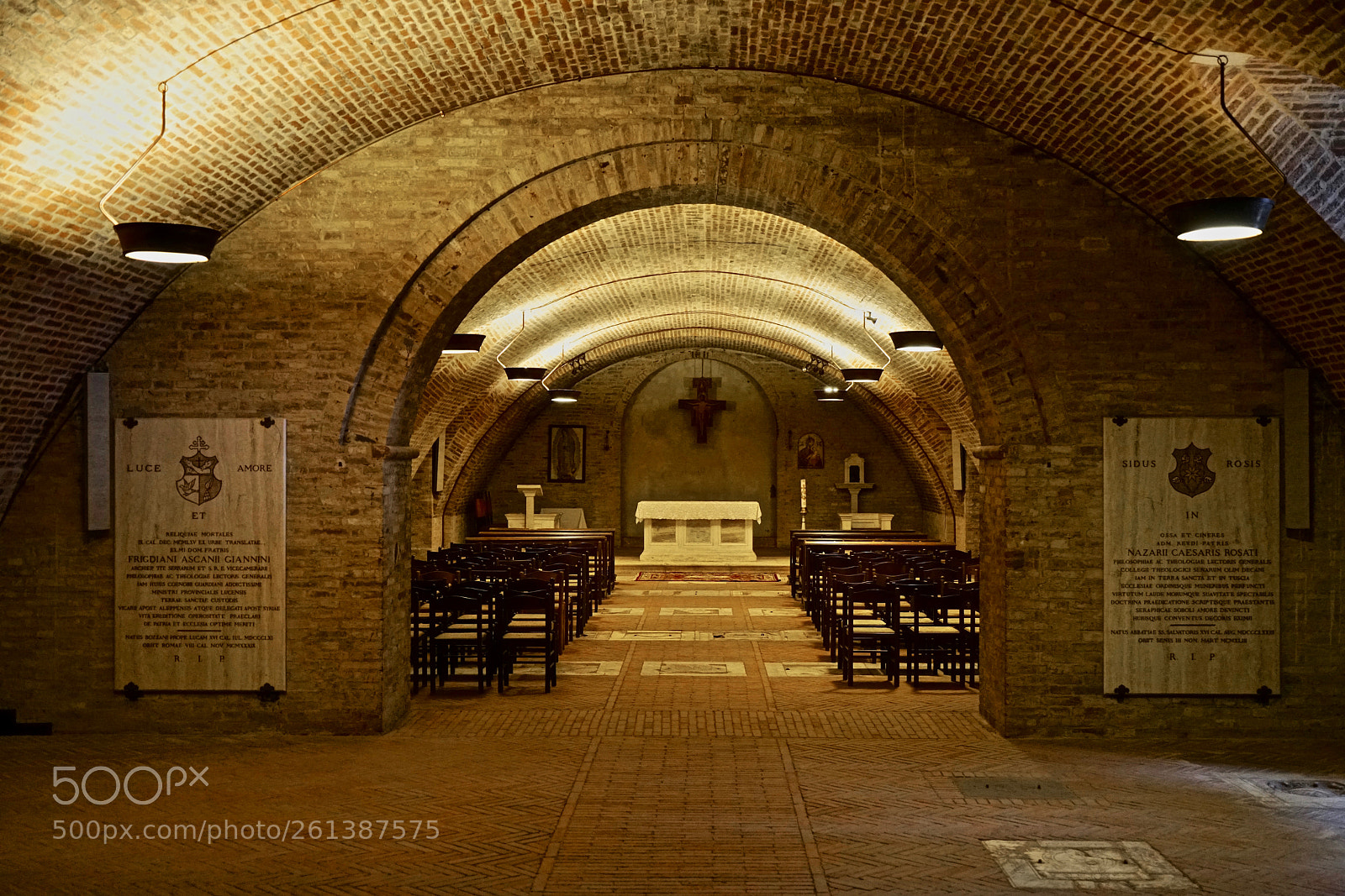 Sony a7R II sample photo. Crypt osservanza church photography