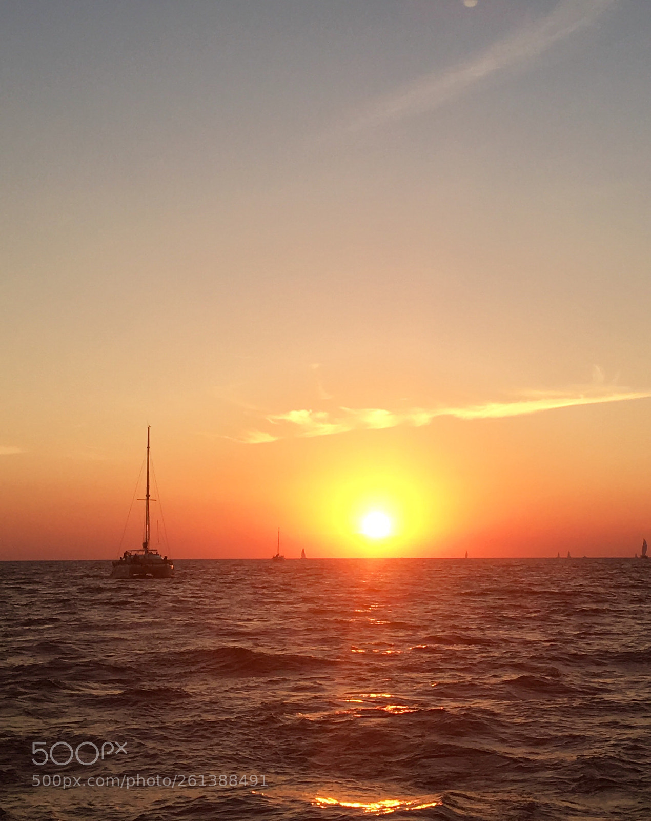 Apple iPhone 6s Plus sample photo. Aegean sunset photography