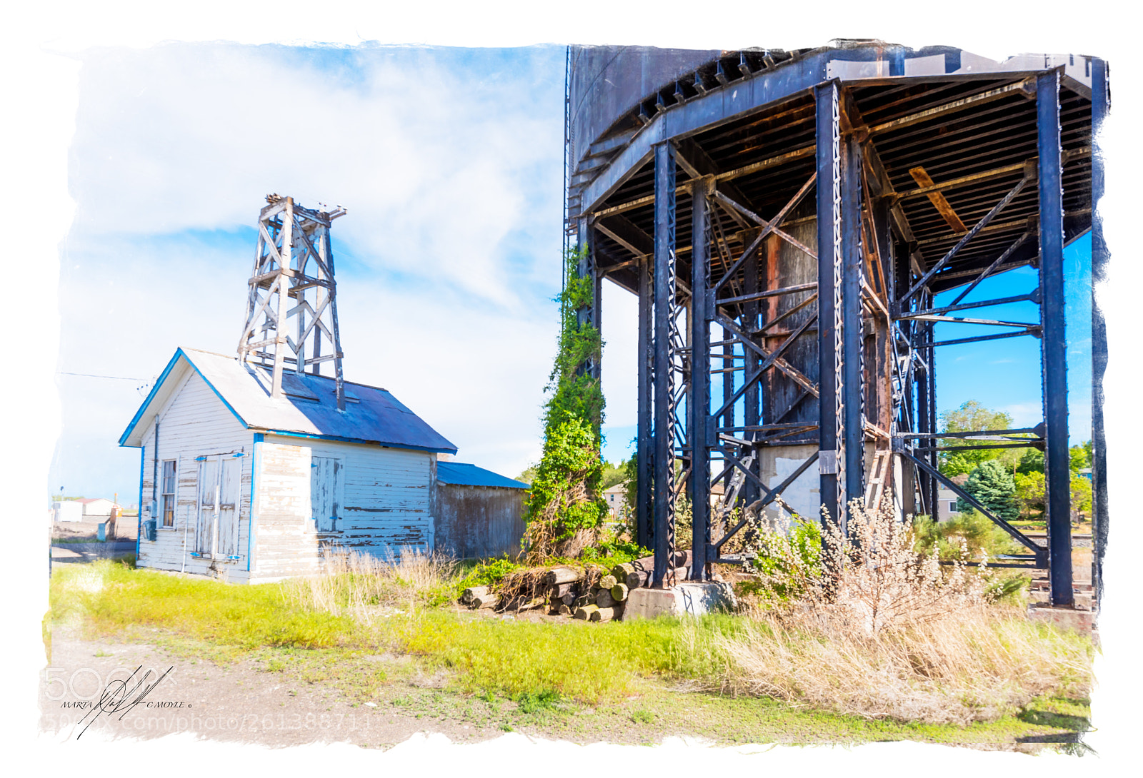 Nikon D750 sample photo. Idaho rr water tower photography