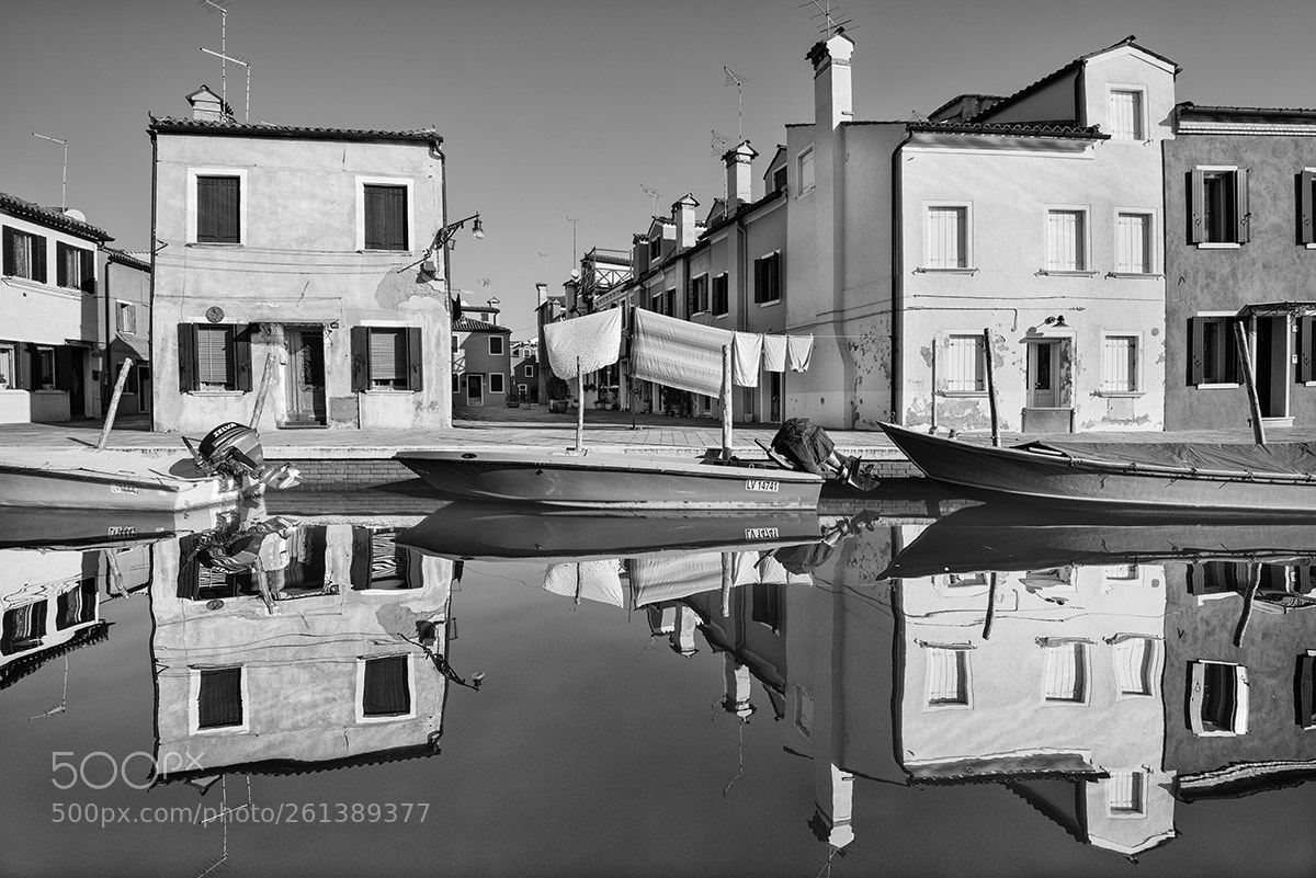 Nikon D810 sample photo. Burano reflections 2 photography