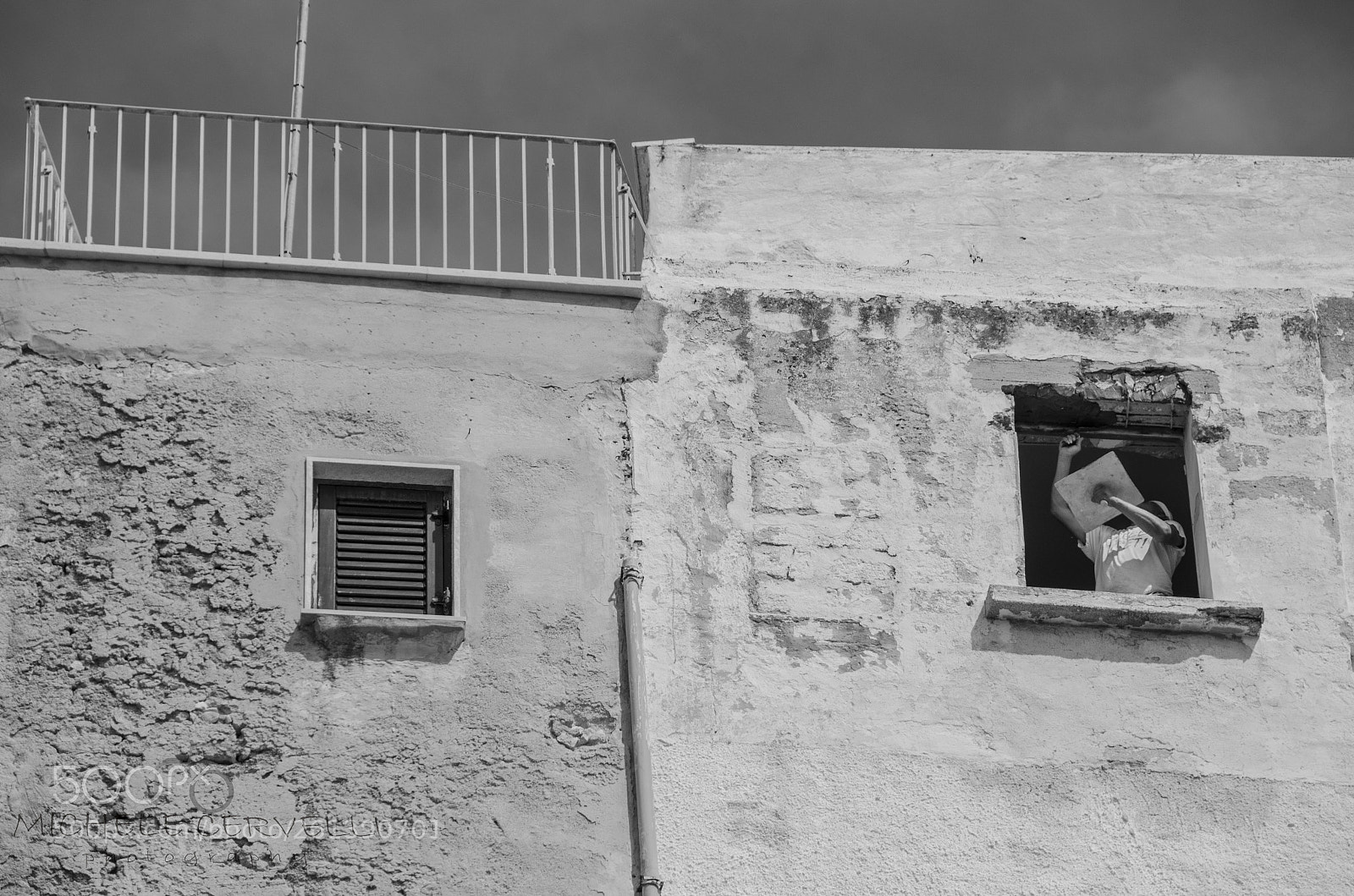 Nikon D5100 sample photo. Work b&w photography