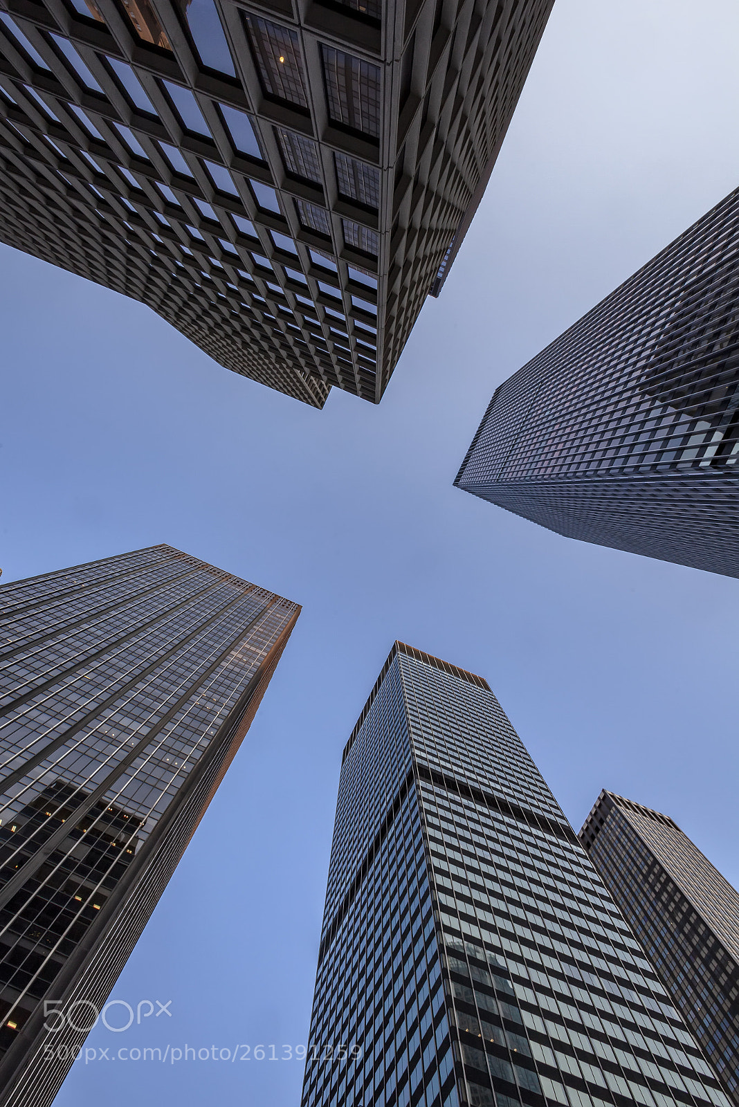Canon EOS 5D Mark II sample photo. Midtown office buildings photography