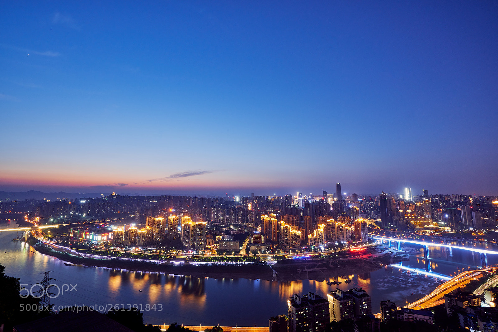 Sony a7R III sample photo. Chongqing night photography