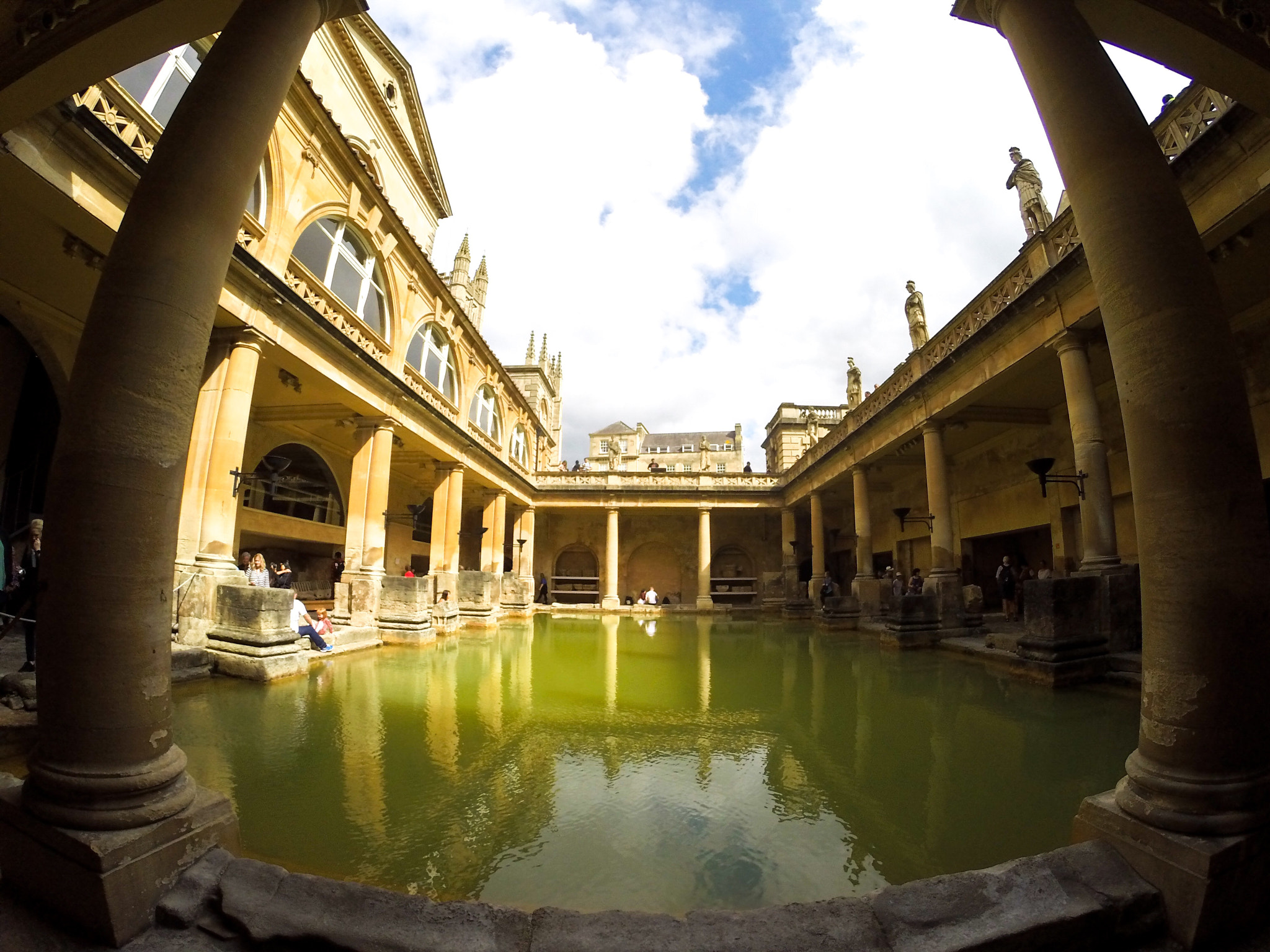 GoPro HERO3+ Black Edition sample photo. Roman bath ,uk photography