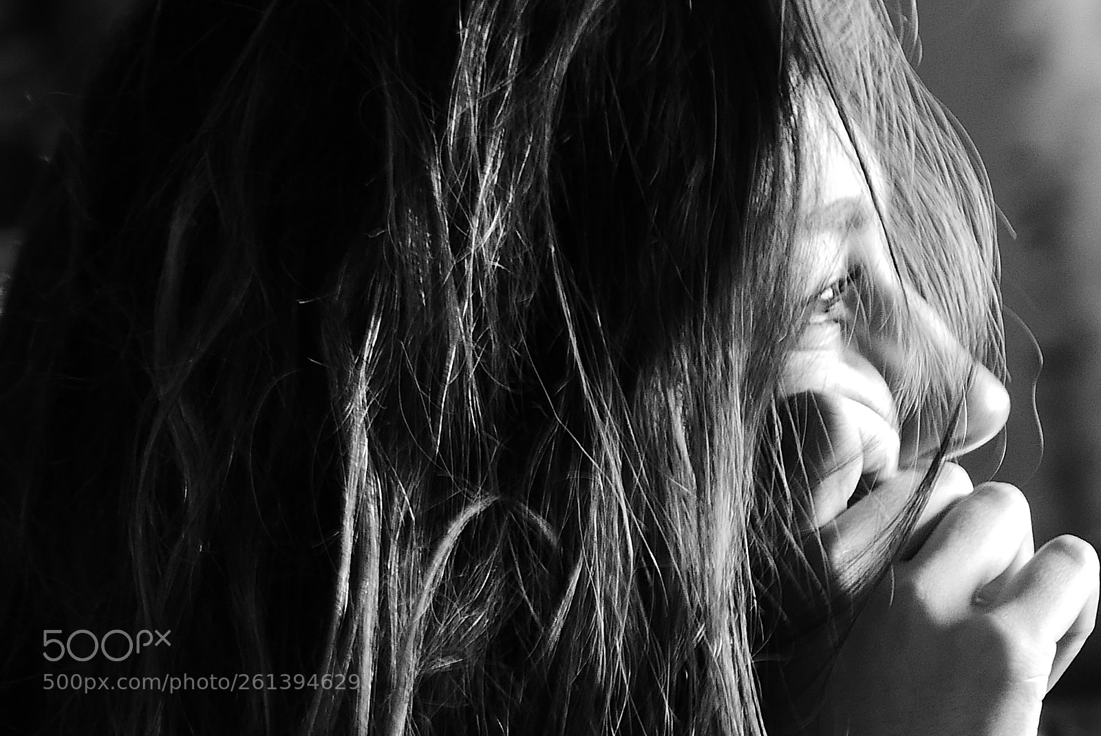 Panasonic Lumix DMC-LX100 sample photo. Behind the hair photography