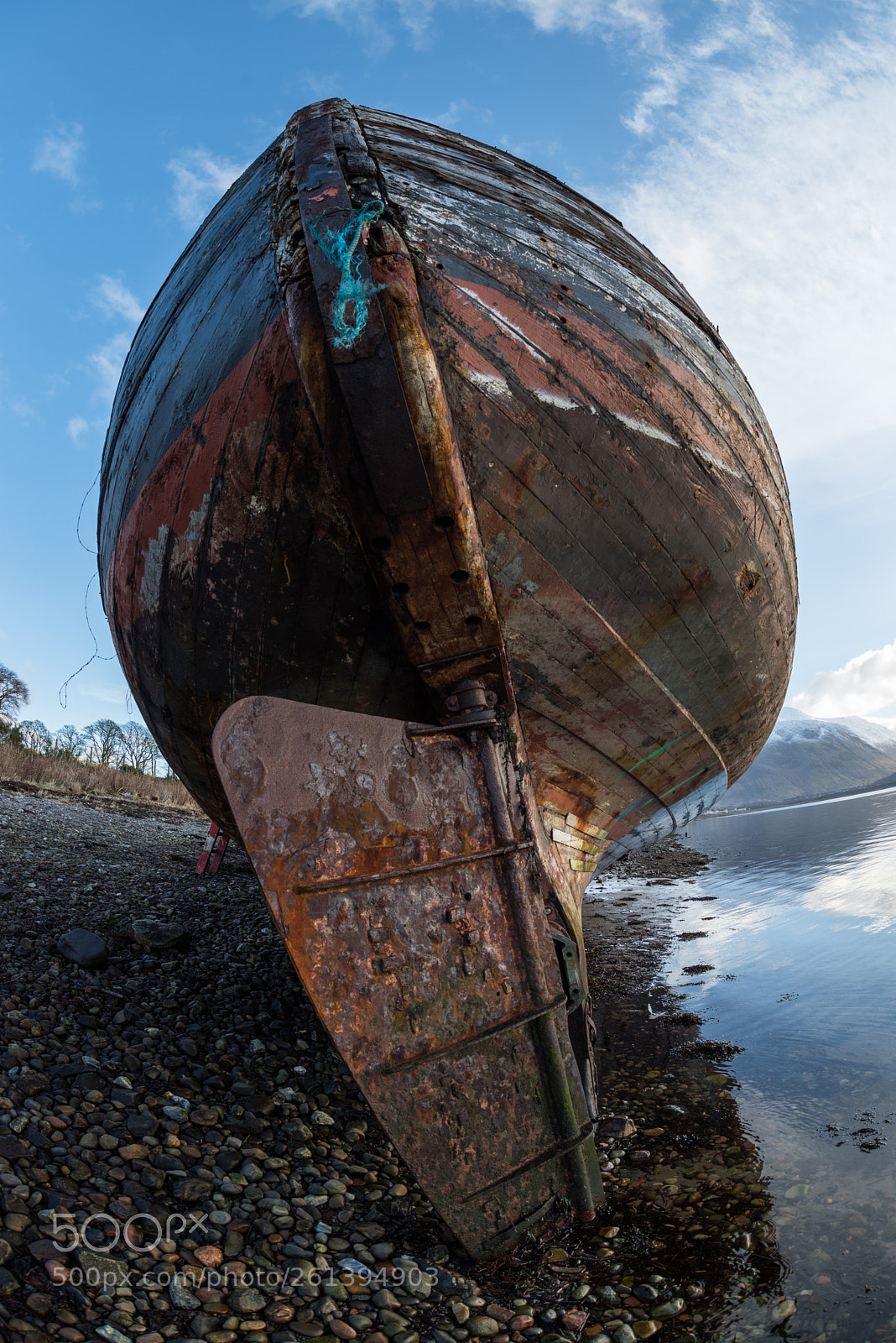 Nikon D810 sample photo. Corpach wreck photography