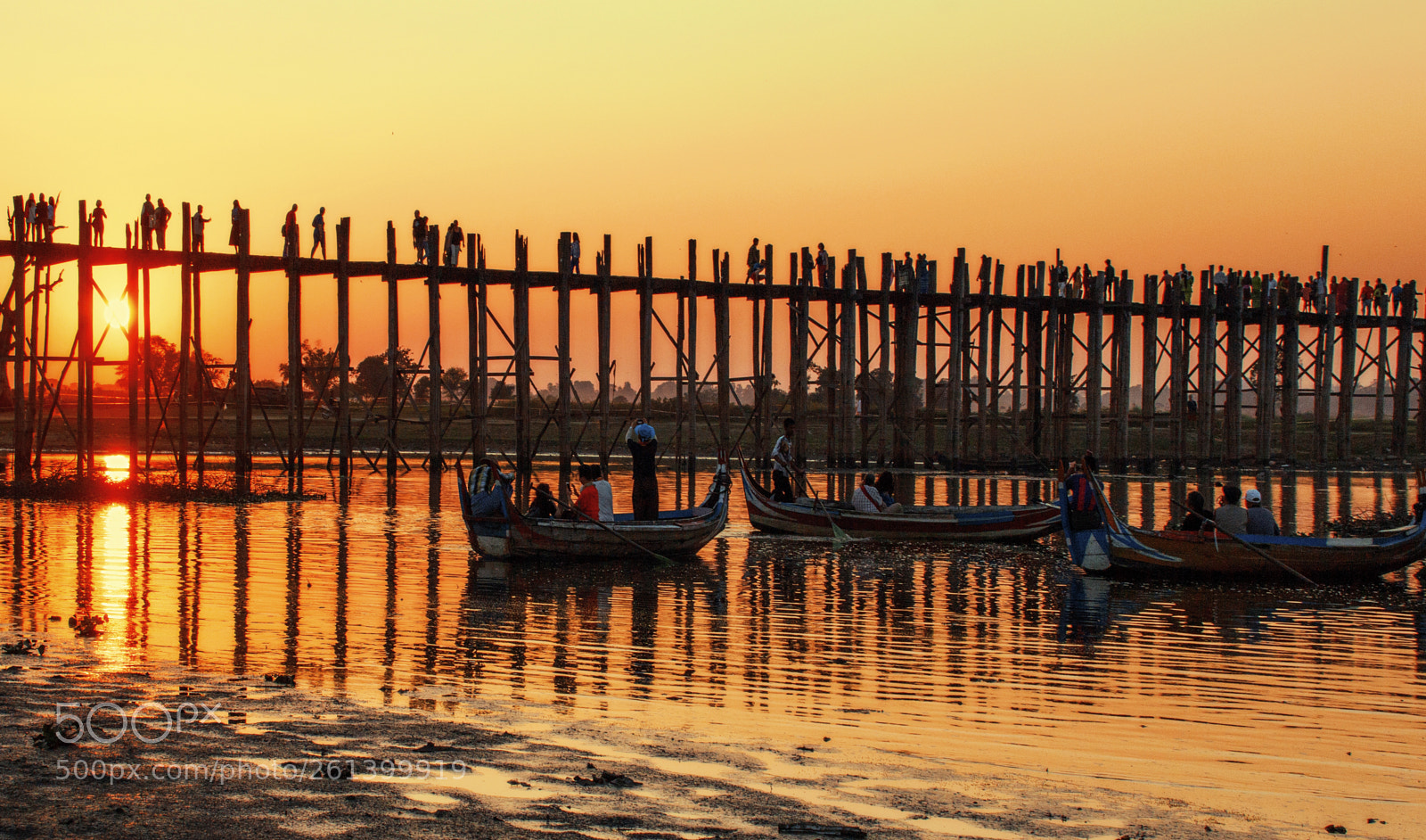 Canon EOS 70D sample photo. U-bein bridge photography