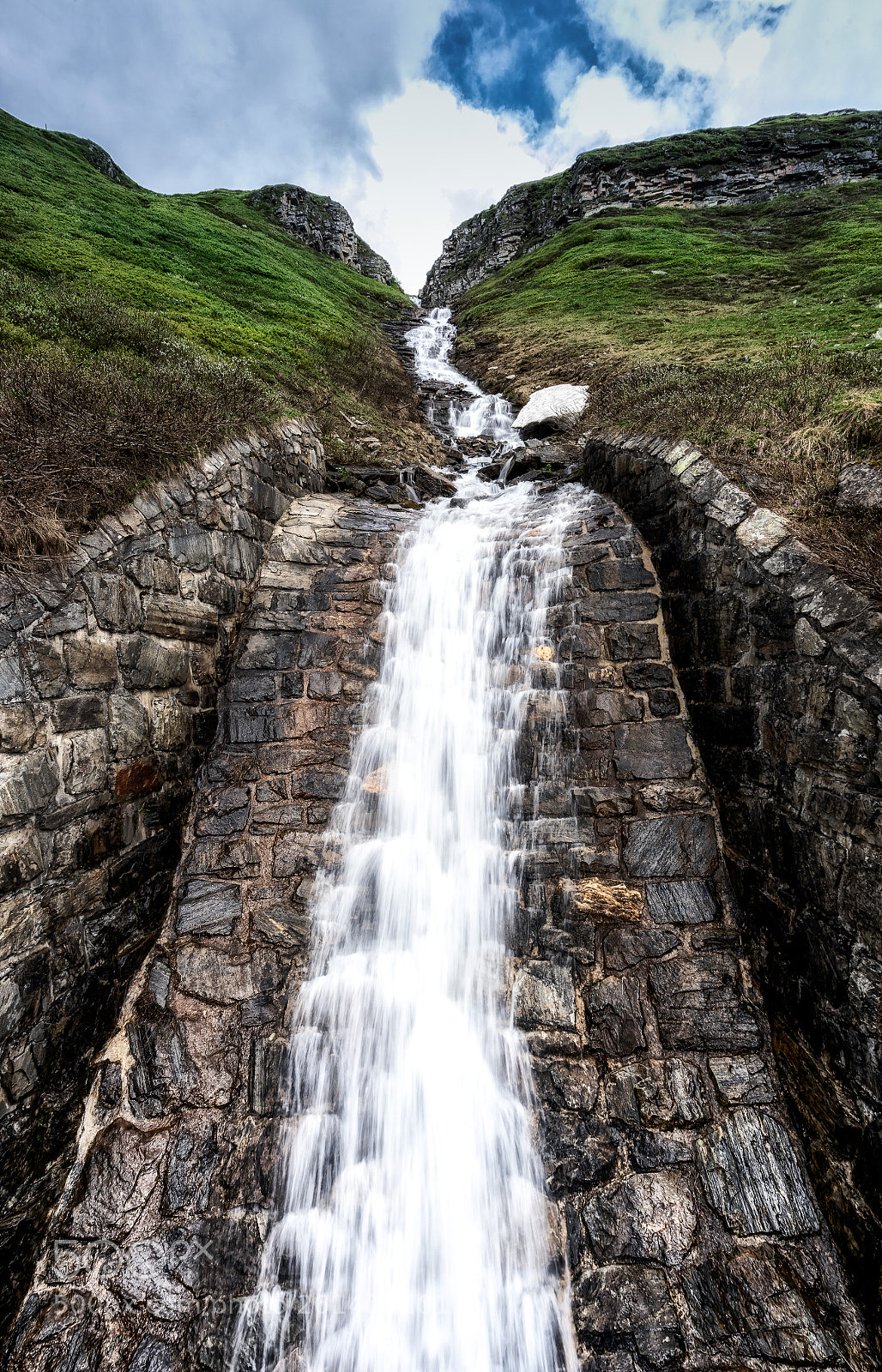 Sony a7 II sample photo. Grhossglockner waterfall photography