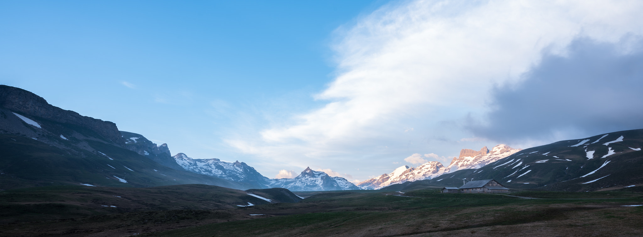 Fujifilm GFX 50S sample photo. Panorama with view on titlis photography