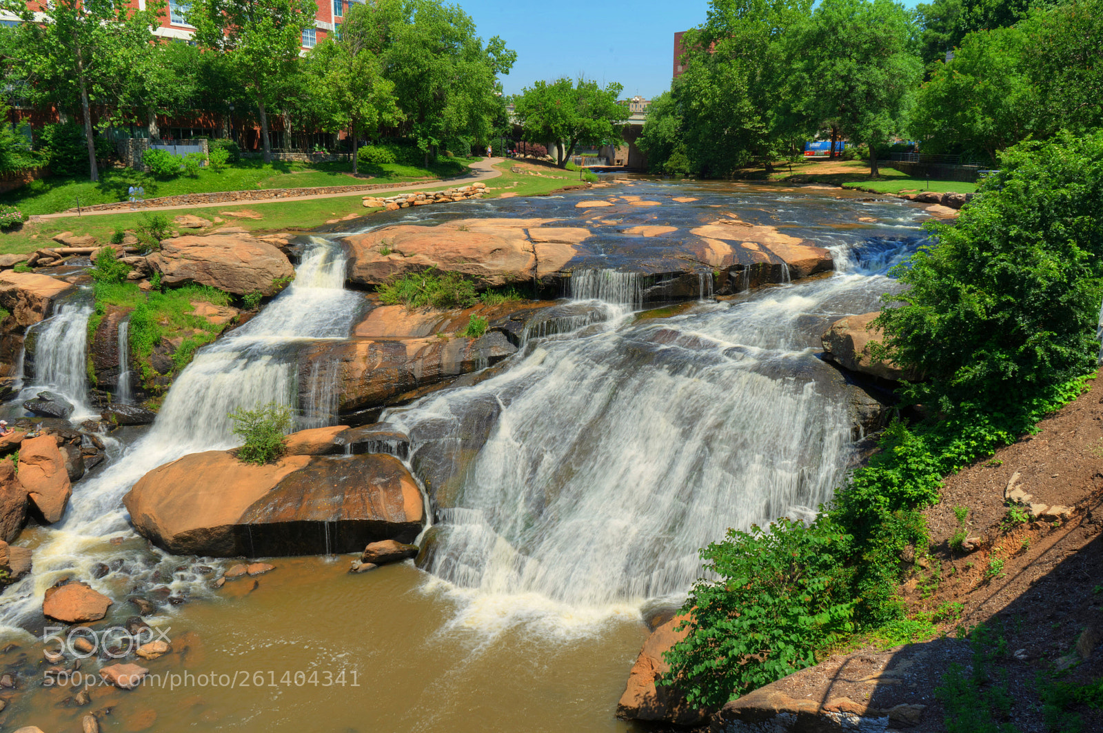 Sony a7 II sample photo. River downtown greenville sc photography