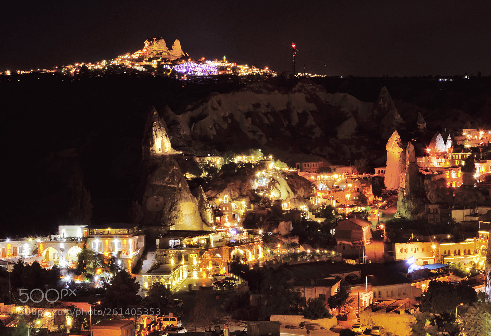 Nikon D7000 sample photo. Cappadocia night photography