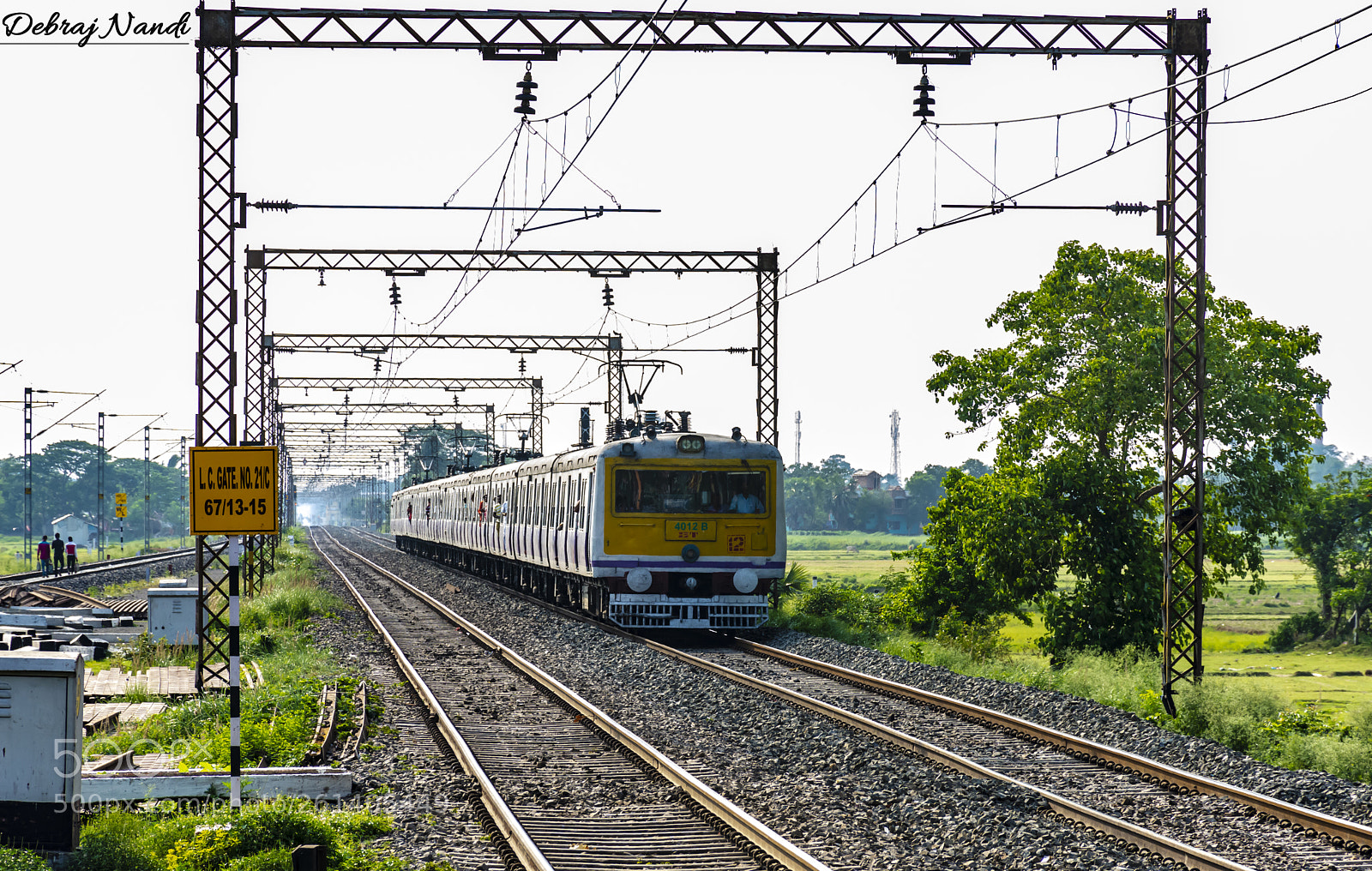 Nikon D7200 sample photo. Electric train photography