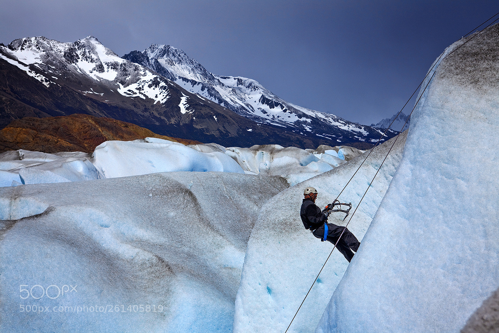 Canon EOS 5D Mark II sample photo. Glacier climbing photography