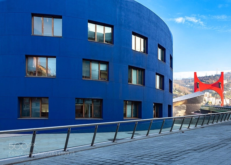 Canon EOS 5D Mark II sample photo. Guggenheim, bilbao photography