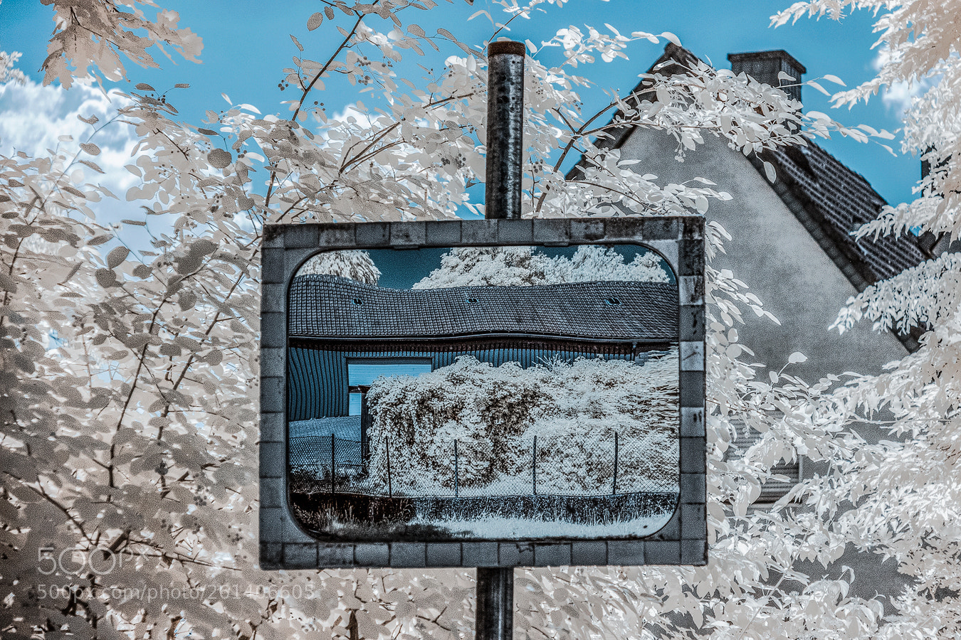 Canon EOS 50D sample photo. Traffic mirror - verkehrsspiegel photography