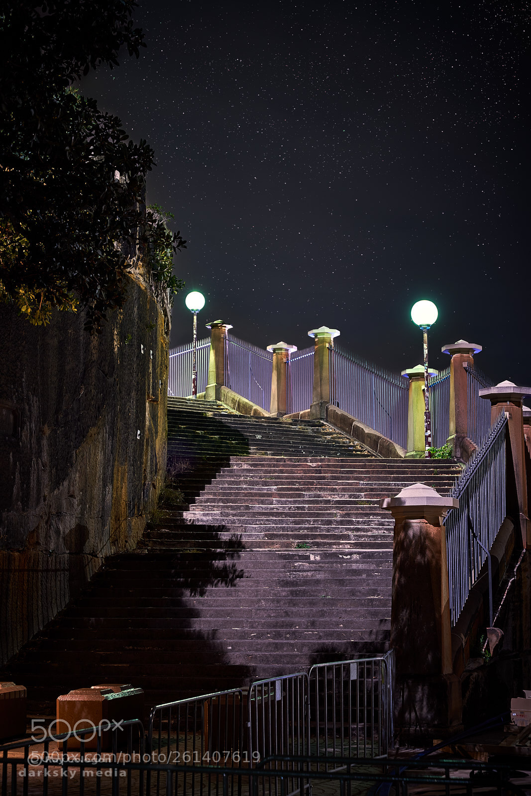 Sony a7R III sample photo. Midnight starway photography