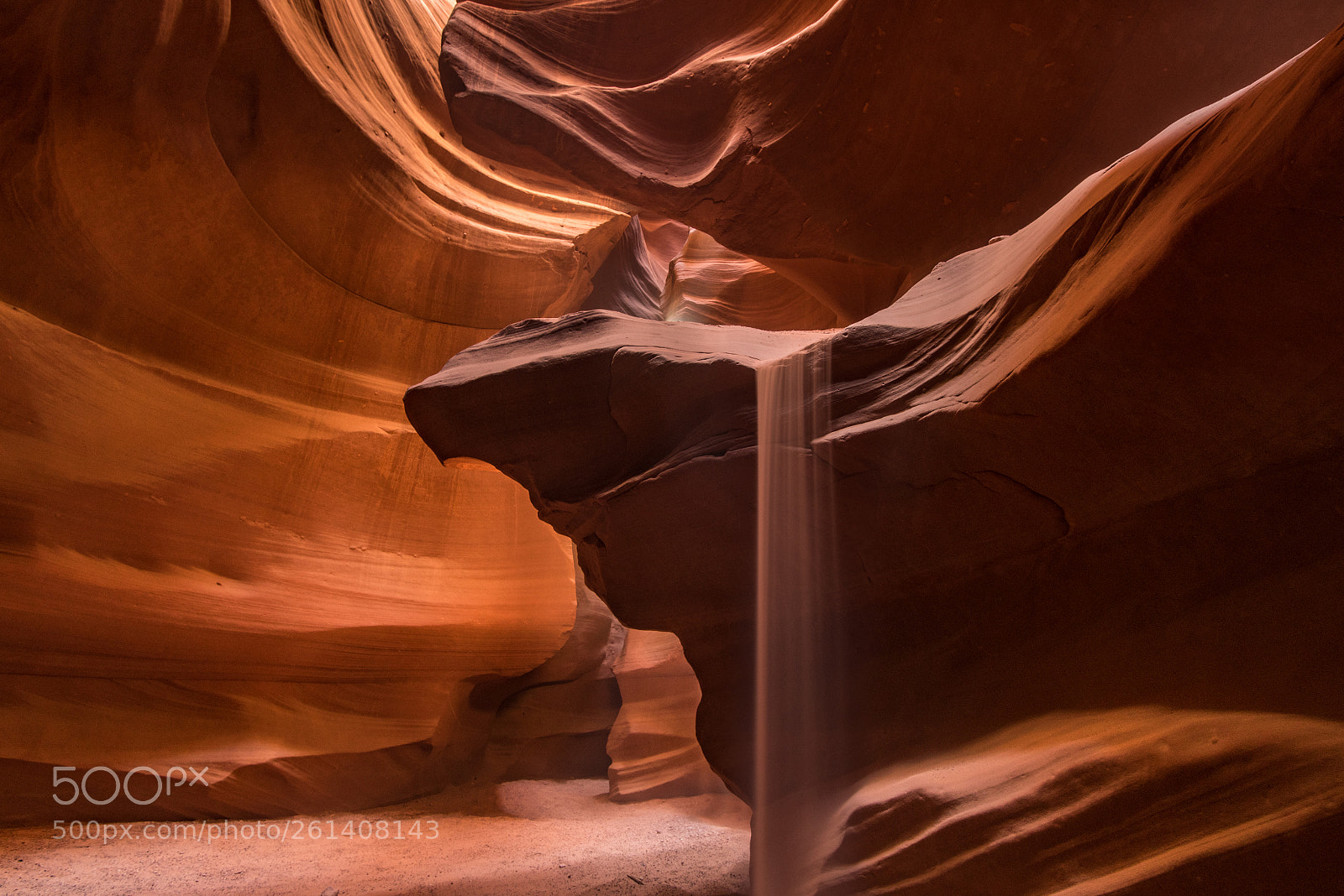 Nikon D810 sample photo. Sand falls photography
