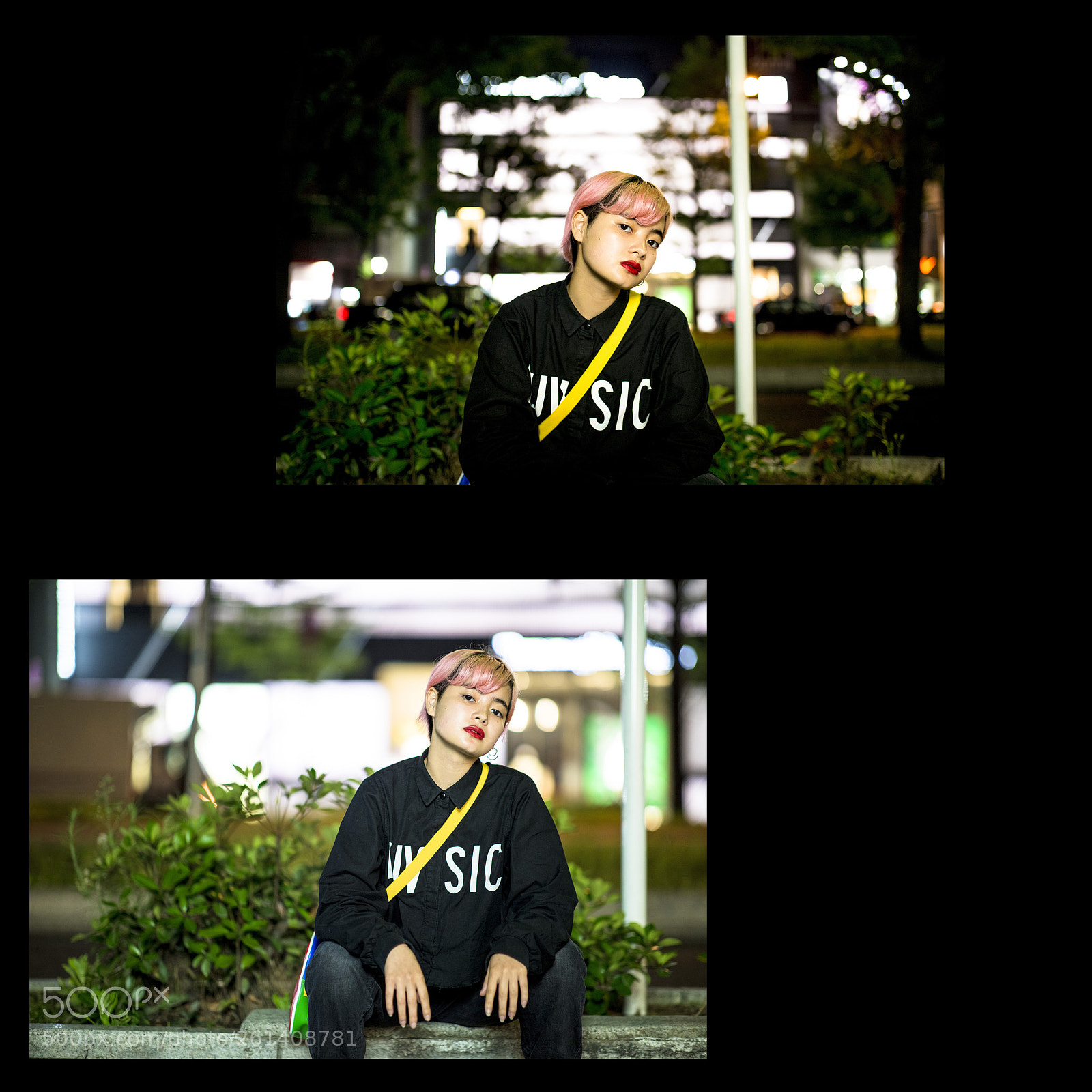 Canon EOS 5D Mark IV sample photo. 「スナップフォト2018 no.19 : ピンクボブのモデル女子」 photography