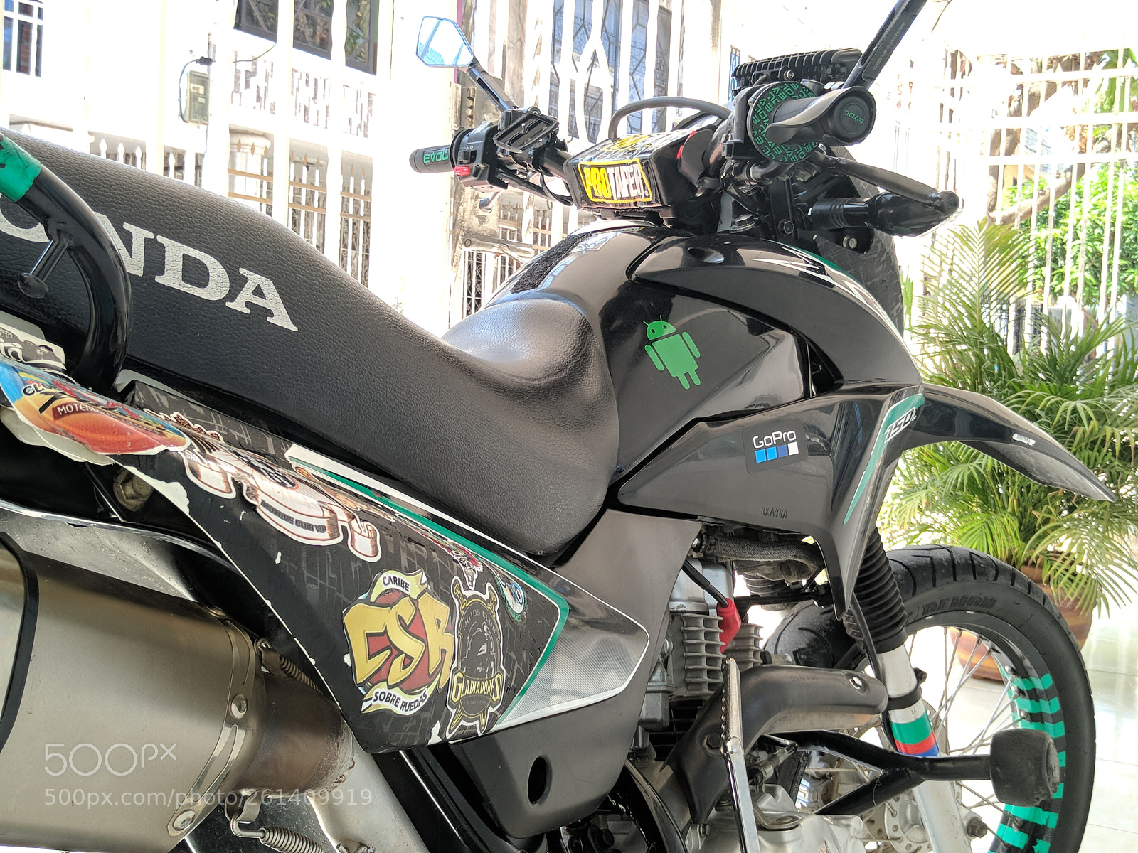 Xiaomi Mi A1 sample photo. Honda xr 150l photography