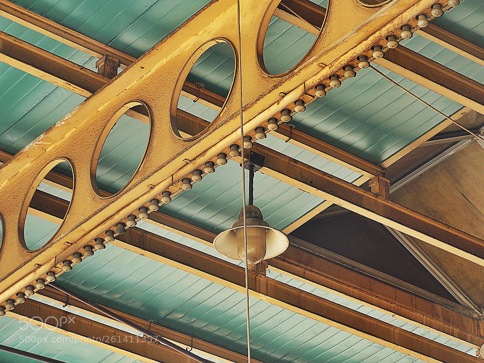 Nikon Coolpix L810 sample photo. Steel beam yellow photography