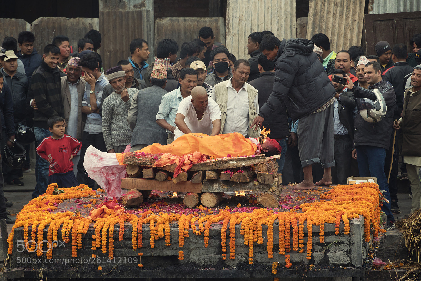 Nikon D750 sample photo. Hindu funeral ii photography