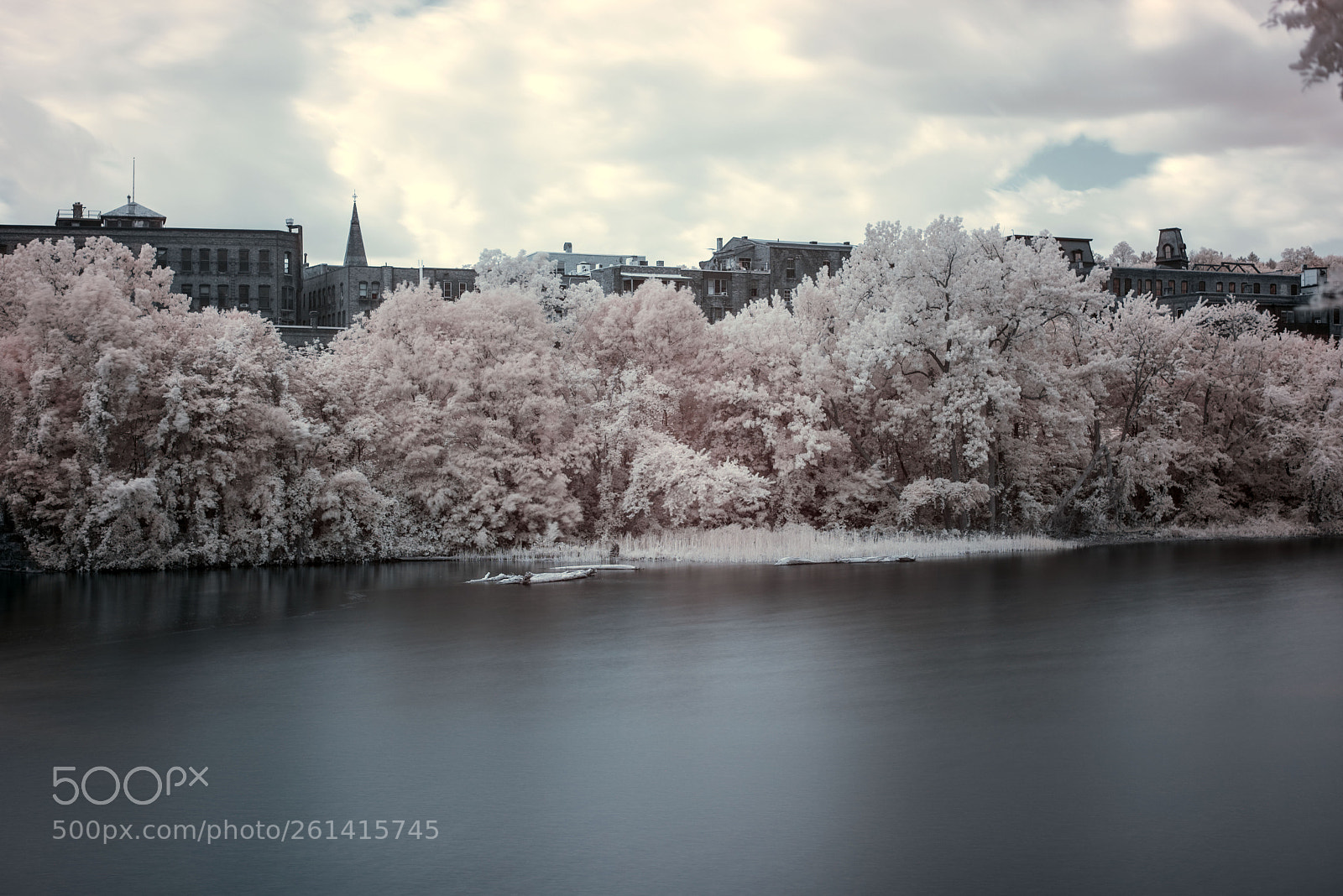 Nikon D750 sample photo. Town across river photography