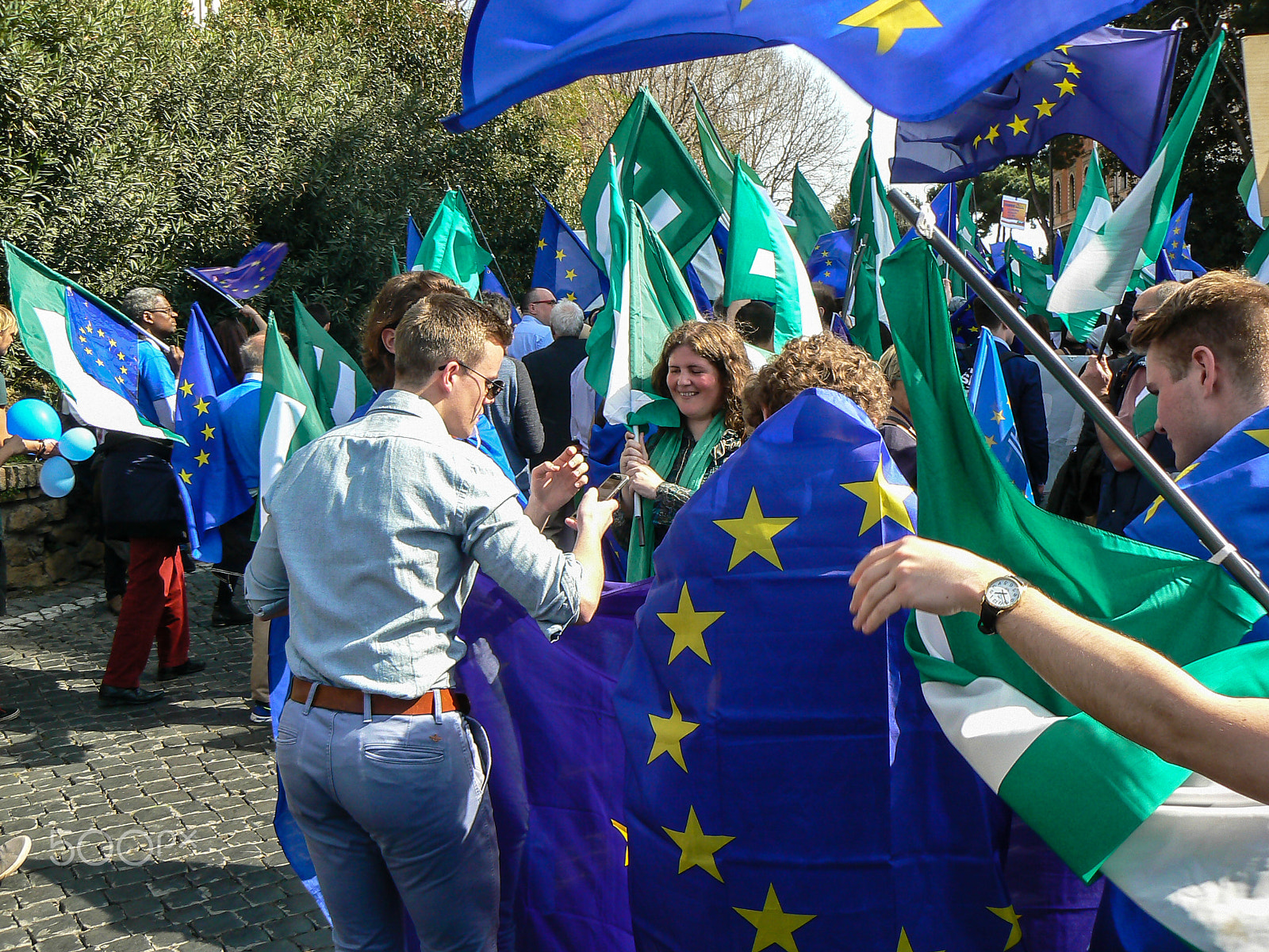 Panasonic DMC-FZ7 sample photo. 60th eu anniversary of the treaties of rome photography