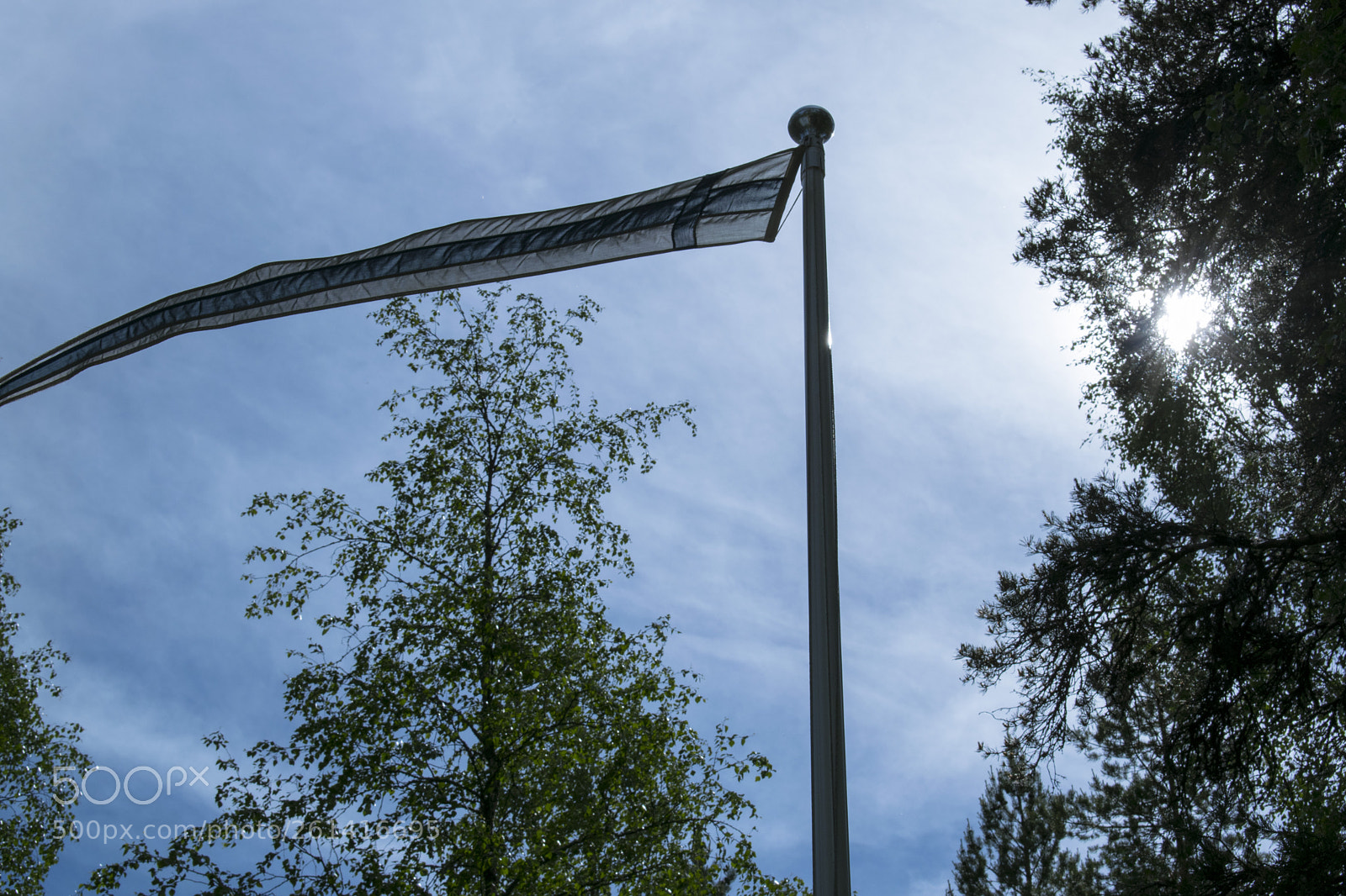 Nikon D3300 sample photo. Flag in the wind photography
