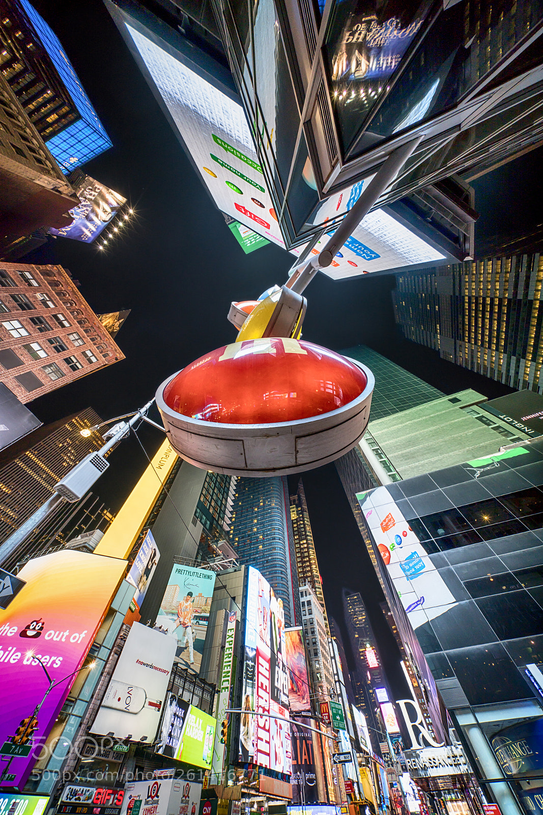 Sony a7R III sample photo. Times square by night photography