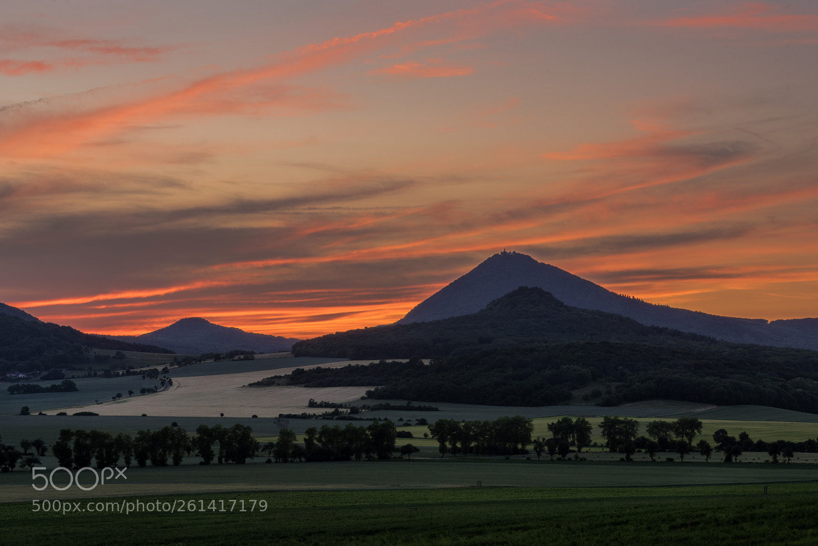 Nikon D750 sample photo. Sunset above the czech photography
