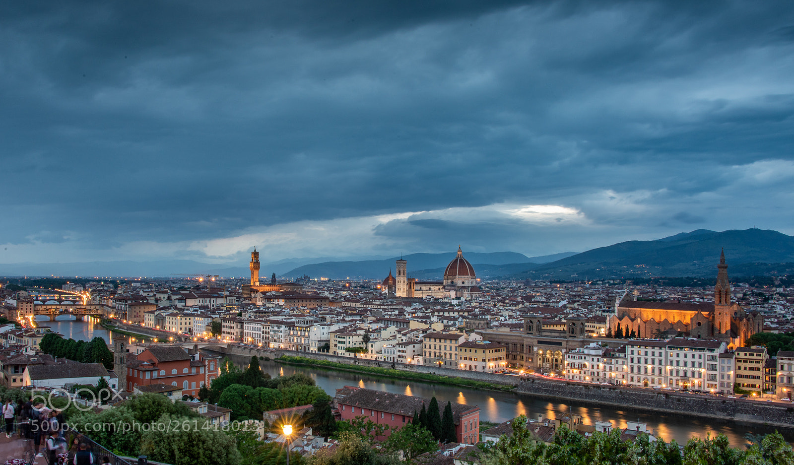 Nikon D810 sample photo. Florence at night photography